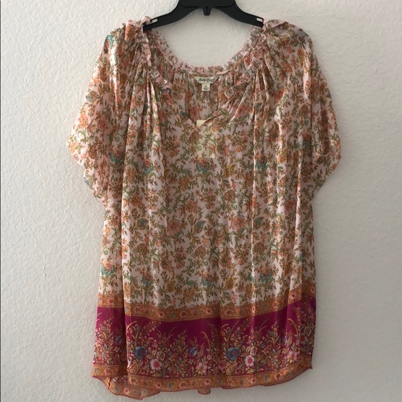 Lucky Brand Tops - Lucky Brand Top Size 1X Plus New with Tags